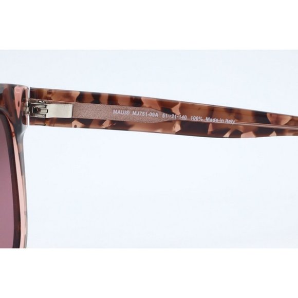 Maui Jim Honey Girl MJ 751-09A Tortoise Sunglasses Polarized Purple (B) main image 2